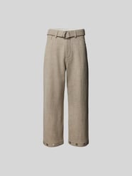 Stoffhose mit Taillengürtel von Nanushka Beige - 45