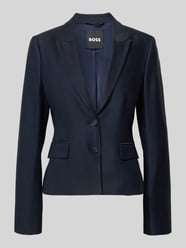 Slim Fit Kurzblazer aus Viskose-Lyocell-Mix Modell 'Jia18' von BOSS - 5