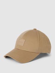Baseballpet met labelpatch, model 'Jake' van HUGO Bruin - 12