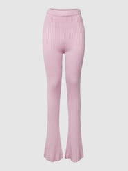 Broek in riblook, model 'Lonie' van EDITED Roze - 27