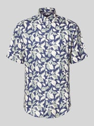 Regular Fit Freizeithemd aus Leinen mit Button-Down-Kragen von Christian Berg Men - 16