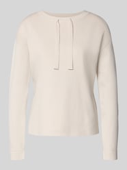 Strickpullover mit Tunnelzug von Betty Barclay Beige - 21