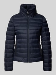 Slim Fit Steppjacke mit hohem Stehkragen von Marc O'Polo Blau - 4