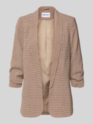 Shaped Fit Longblazer mit Schalkragen Modell 'BOSELLA' von PIECES Beige - 13