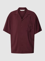 Freizeithemd mit Label-Detail von REVIEW Rot - 15
