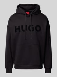 Hoodie mit Label-Print Modell 'Ditchle' von HUGO Schwarz - 3