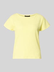 t-shirt z fakturowanym wzorem i okrągłym dekoltem od Betty Barclay - 22