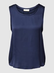 Blouseshirt van viscose met boothals, model 'Eline' van Soaked in Luxury Blauw - 16