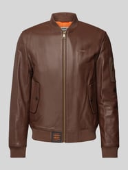 Jacke in Leder-Optik von Original Bombers - 6