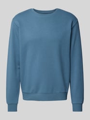 Sweatshirt mit Rundhalsausschnitt Modell 'BRADLEY' von Jack & Jones Blau - 40