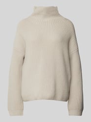 Sweter z dzianiny z golfem model ‘LONA’ od 0039 Italy - 20