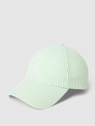 Cap mit Streifenmuster Modell 'ICONIC' von Tommy Hilfiger Grün - 44