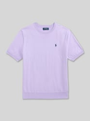 męski t-shirt o kroju regular fit z czystej bawełny od Polo Ralph Lauren - 3