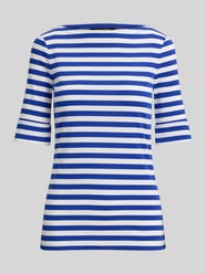 Slim Fit T-shirt van katoenmix van Lauren Ralph Lauren - 4