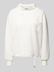 Sweatshirt met opstaande kraag van monari - 11