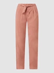 Loose fit bandplooibroek van lyocell, model 'Mia' van Vero Moda Roze - 15