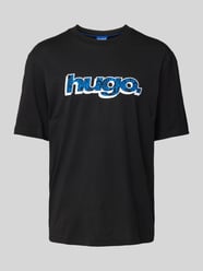 T-Shirt mit Label-Print Modell 'Nugibol' von Hugo Blue - 13