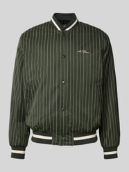 Bomberjack met labelstitching, model 'Varsity Tech' van Les Deux - 32