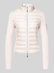 Slim fit gewatteerd jack met gevoerde opstaande kraag van monari - 7