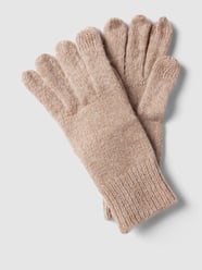 Handschuhe in Melange-Optik Modell 'Beatritz' von Mango Braun - 4