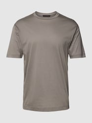 T-Shirt mit Rundhalsausschnitt Modell 'GILBERD' von Drykorn Grau - 36