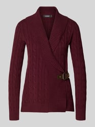 Kardigan o kroju regular fit w dzianinowym wyglądzie model 'Donato' od Lauren Ralph Lauren - 9