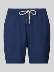 Badehose mit elastischem Bund Modell 'TRAVELER' von Polo Ralph Lauren Underwear Blau - 11