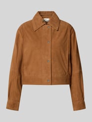 Regular Fit Lederjacke aus echtem Ziegenleder Modell 'C_SALISA 60 von BOSS Orange - 31