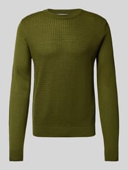 Sweter z dzianiny z mieszanki wełny od Manuel Ritz - 33