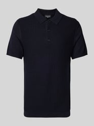 Poloshirt met korte knoopsluiting, model 'Adrian' van Strellson - 1