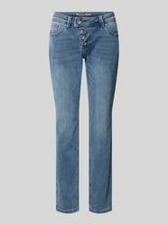 Korte jeans met knoopsluiting model 'Malibu' van Buena Vista - 20