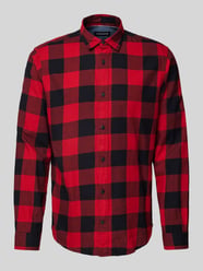 Freizeithemd mit Knopfleiste Modell 'GINGHAM' von JACK & JONES - 17