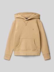 Hoodie mit Logo-Stitching von Polo Ralph Lauren Teens Beige - 44