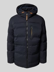 Steppjacke mit Pattentaschen von camel active Blau - 2