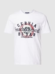 T-Shirt mit Motiv-Print von Aeronautica Militare Weiß - 35