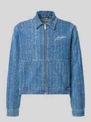 Regular Fit Jacke in Denim-Optik mit Strukturmuster von Karl Kani - 38