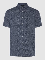 Regular fit vrijetijdsoverhemd van katoen, model 'Figo' van Bruun & Stengade Blauw / turquoise - 41