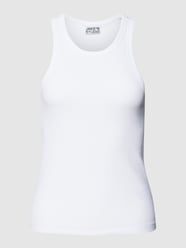 Tanktop met ribboorden van JAKE*S STUDIO WOMAN Wit - 15