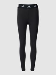 Legginsy z paskiem z logo od Adidas Training Czarny - 39