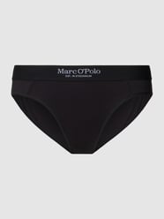Slip mit elastischem Logo-Bund Modell 'Iconic' von Marc O'Polo Schwarz - 12