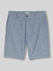 Bermudy o kroju regular fit z mieszanki lnu i bawełny od Tom Tailor Denim - 42
