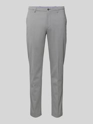 Slim fit stoffen broek met stretch, model 'CiBrody' van Cinque Grijs / zwart - 31