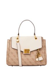 Handtasche mit Logo-Muster von Guess Beige - 4