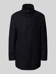 Regular fit lange jas met opstaande kraag, model 'Finchley' van Strellson - 45