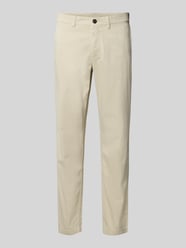 Regular fit chino van katoenmix van BOSS Orange Beige - 25