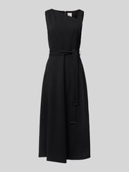 Midikleid mit Bindegürtel von Calvin Klein Womenswear Schwarz - 26