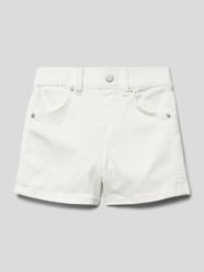 Jeansshorts mit elastischem Bund von Tom Tailor Weiß - 1