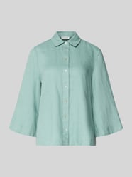 relaxed fit linnen blouse met 3/4-mouw van Christian Berg Woman - 7