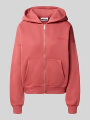 bluza rozpinana o kroju relaxed fit z kapturem i nadrukiem z logo od REVIEW - 28