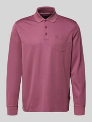 Poloshirt met labelstitching van bugatti - 3